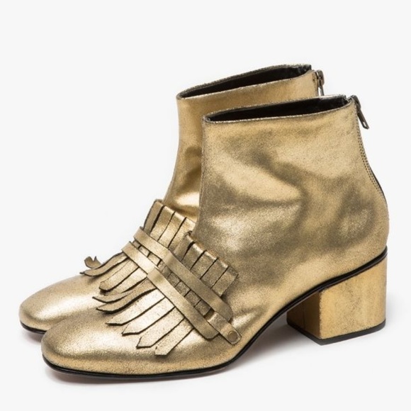 Rachel Comey Gold Bevi Boots - Picture 6 of 6